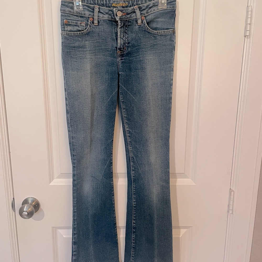 HUDSON  SIGNATURE BOOT CUT SLIM FIT WOMEN'S BLUE JEANS SIZE​ 27